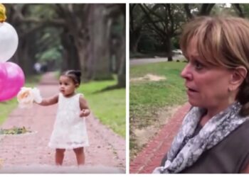 A dühös milliomosnő összetűzésbe kerül a párral a gyermek születésnapi fotózása során, a szomszédos járdán, és ez eldurvul