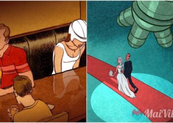 Ez a 14 illusztráció megmutatja, a modern nők társadalmi problémáit.