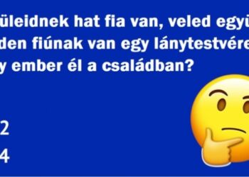 A legtöbb személy nem tudja megválaszolni ezt az egyszerű rejtvényt: neked sikerül?