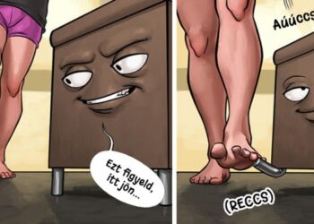 Egy fiatal házaspár képregénye, amely mindenkinek ismerős lesz