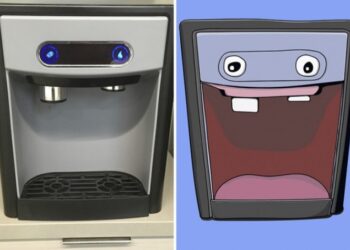 Egy művész, aki illusztrálta a tárgyakban felfedezni vélt arcokat