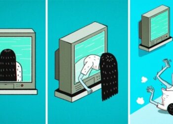 6 humoros illusztráció, amely lerántja a leplet a horror filmek tanulságairól