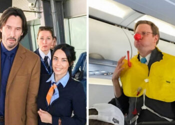 Az emberek fényképeket osztanak meg a repülőtéri tapasztalataikról, amely bárkit meglephet