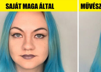 16 lány beleegyezett abba, hogy összehasonlítsák az általuk készített sminket egy szakemberével