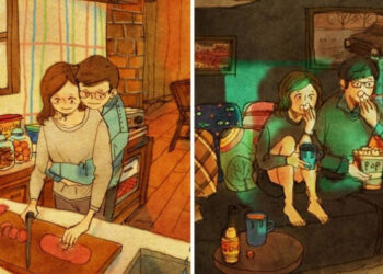 20 illusztráció, mely igazolja, hogy az igaz szerelem az apró dolgokban rejlik