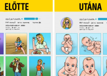 11 tréfás rajz, amely bemutatja, hogyan változik meg az életünk gyerekvállalás után
