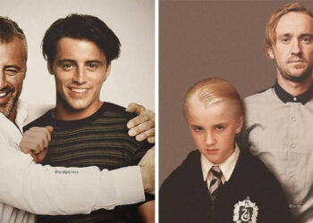 Egy művész a saját fiatalkori énjeikhez Photoshoppolta a sztárokat, hogy megmutassa, mennyit változtak