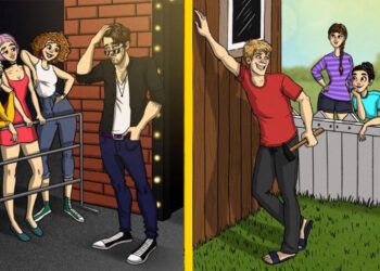 12 illusztráció, mely bemutatja, hogy mennyire másképp néz ki a mindennapi élet a városban és vidéken