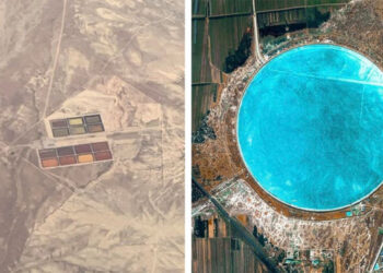 19 repülőgépablakból készült kép, mely felfedi előttünk a földről láthatatlan érdekességeket