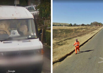 20 érdekes és furcsa dolog, amelyet a Google Maps kamerái kaptak lencsevégre
