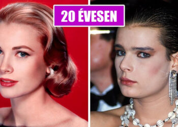 20 egymás melletti felvétel hollywoodi sztárokról és gyermekeikről, azonos korukban