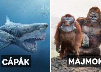 15 rég kihalt állat méretbeli és vizuális összehasonlítása a ma élő rokonaikkal