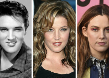 12 egymás melletti fotó, amely bemutatja, hogyan néznek ki a hírességek családjai