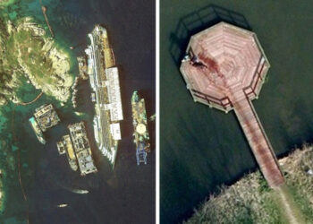 21 őrült pillanat, amelyet a Google Earth kameráinak sikerült megörökíteniük