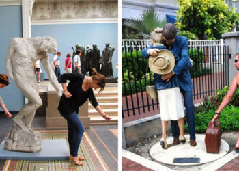 18 szoborral pózolós fotó, ahol tudják, hogy milyen a jó beállás