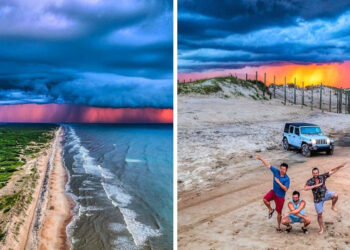 Egy srác megörökített egy viharos naplementét és 10+ másik személy, aki figyelemre méltó természeti alkotásokat látott