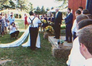 „Sajnálom, hogy a néhai édesapád nincs itt” – mondja a menyasszony anyja, nem sokkal később egy ismerős férfi közeledik