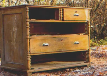 A szegény nő törött szekrényt vásárol a bolhapiacon – egy régi boríték egy fényképpel hull ki belőle