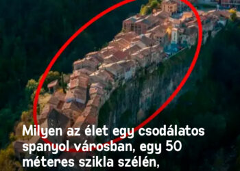 Milyen az élet egy csodálatos spanyol városban, egy 50 méteres szikla szélén, amelyben csak egy utca van, és nem lehet körbejárni a város házait?