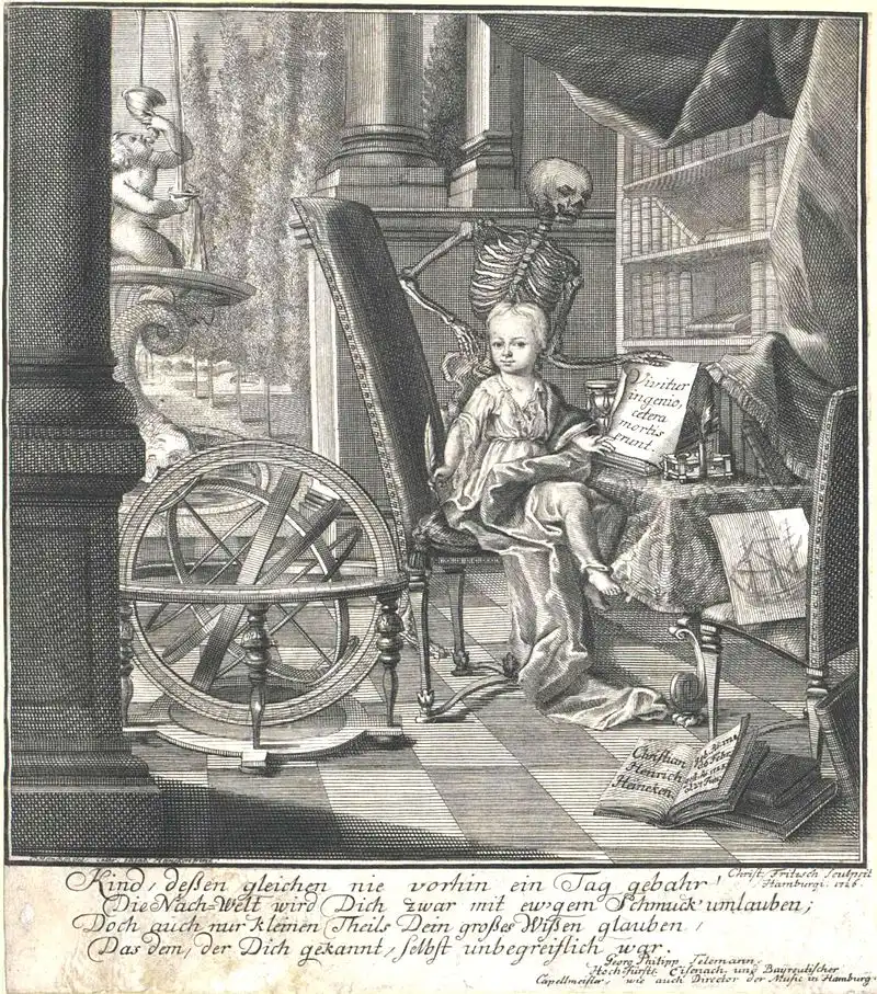 Christian Henrik Heineken, csodagyerek, Emberiség rejtélyei, gyerekzseni, IV. Frigyes dán király, korai halál