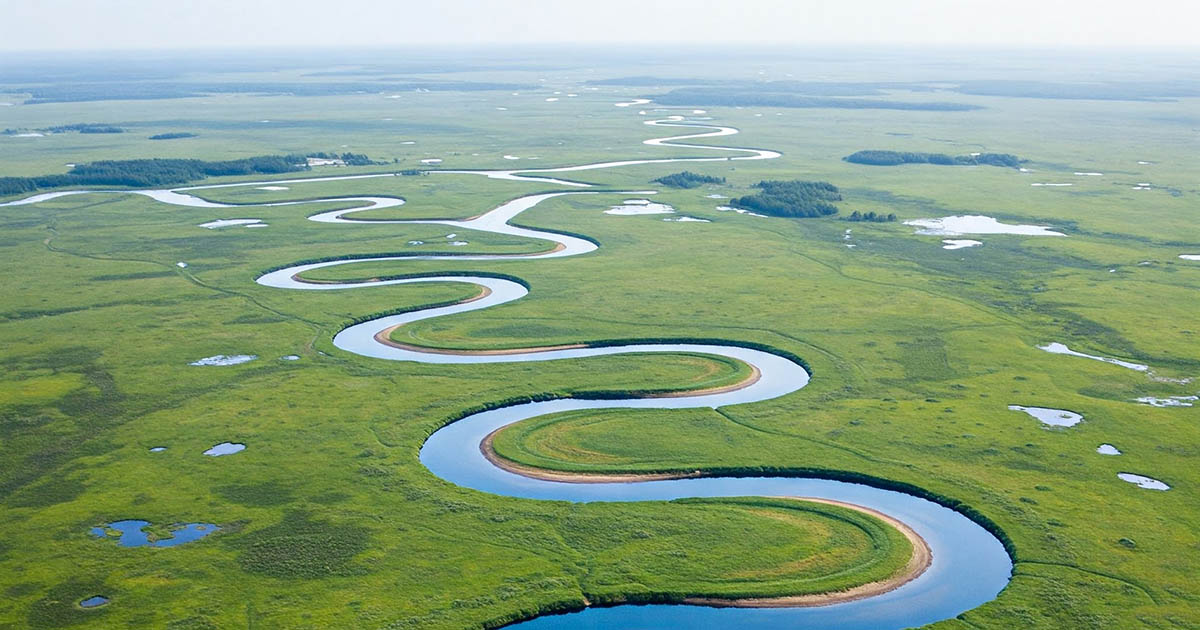 erózió, folyó, folyómeder, geomorfológia, holtág, kanyarulat, meander, természet, Tisza, vízfolyás