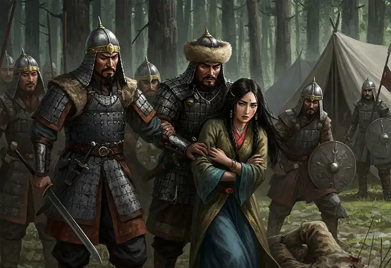 Ágyasok, Dzsingisz kán, Dzsingisz kán feleségei, hárem, Középkori Ázsia, Középkori büntetések, Mongol Birodalom, Mongol szokások, nők a középkorban, történelem