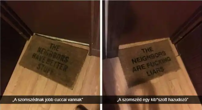 bosszantó szomszédok, együttélés, fura szomszédok, hétköznapi helyzetek, lakóközösség, rossz szomszédok, szomszéd sztorik, szomszédok, szomszédviszály, vicces szomszédok