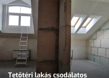 Tetőtéri lakás csodálatos átalakítása: két tetőablakos szobából hangulatos nappali (előtte-utána képek)