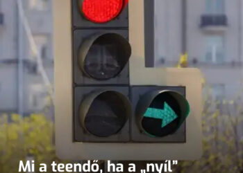 Mi a teendő, ha a „nyíl” engedi a kis ívben jobbra kanyarodást, de a sofőrnek egyenesen kell mennie?