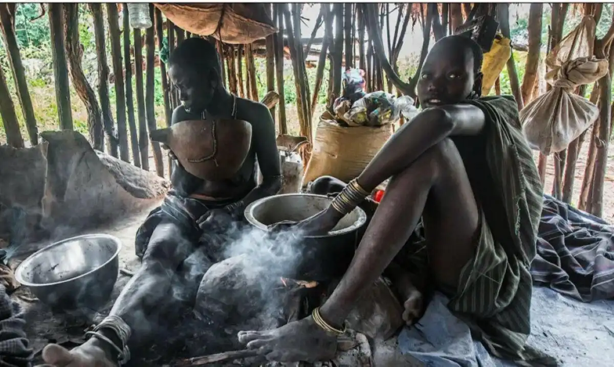 afrika, afrikai törzsek, busmanok, csevák, hagyományok, hamarok, Kultúra, maszájok, szokások, vodaabék