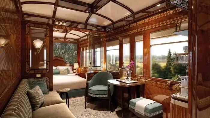 Golden Eagle, luxus utazás, luxusvonat, Maharajas Express, Rovos Rail, Suite Shiki-Shima, turistavonat, utazás, vasút, Venice Simplon-Orient-Express, vonatozás