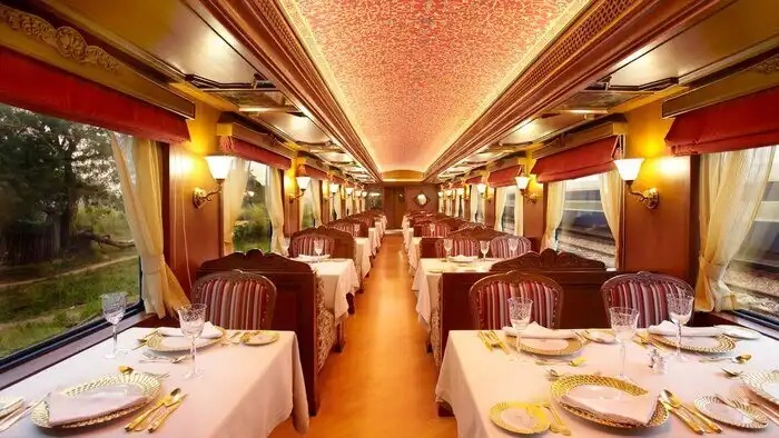 Golden Eagle, luxus utazás, luxusvonat, Maharajas Express, Rovos Rail, Suite Shiki-Shima, turistavonat, utazás, vasút, Venice Simplon-Orient-Express, vonatozás