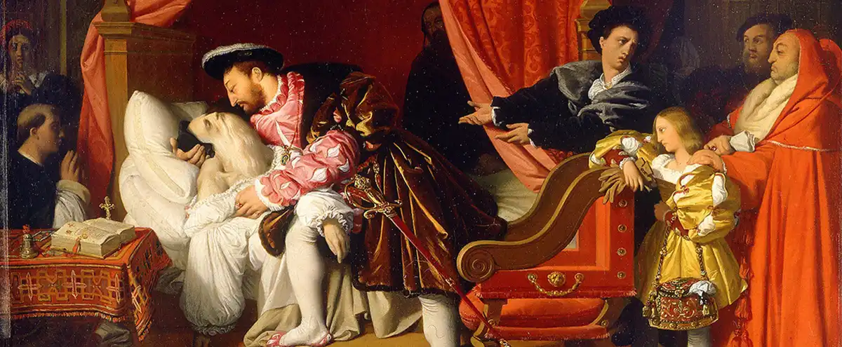 Életrajz, festmény, Francia festészet, I. Ferenc, Ingres, legendák, Leonardo da Vinci, művészettörténet, reneszánsz, Történelmi festészet