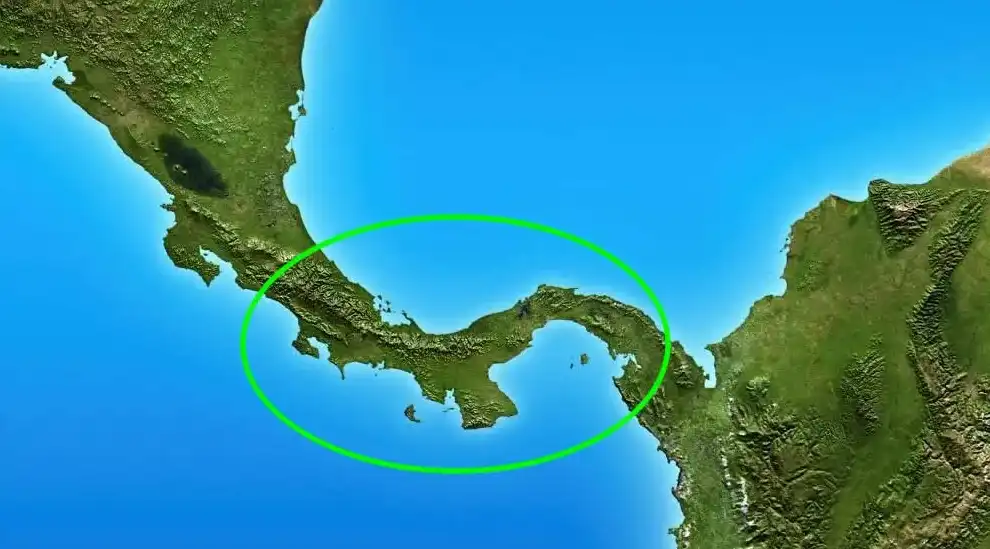 Alajuela-tó, Amerika összekapcsolódása, csatornaépítés, Gatun-tó, hajózás, Panama-csatorna, Panama-földszoros, tektonikai lemezek, vulkanizmus, zsiliprendszer