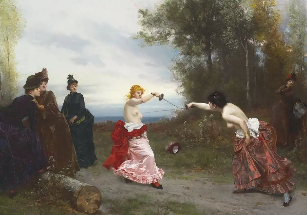 Alexandre Dumas, duell szabályok, nemi szerepek, női duell, női párbaj, párbaj, párbaj története, történelem, történelmi pontosság, XIX. századi párbaj, XVII. századi párbaj, XVIII. századi párbaj
