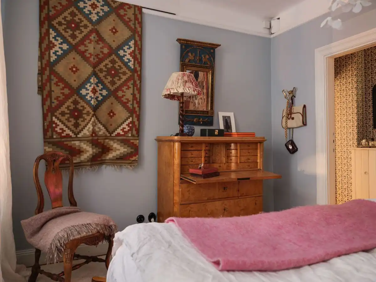 belsőépítészet, felújítás, inspiráció, lakásbemutató, lakberendezés, otthon design, régi lakás, skandináv stílus, Stockholm, Svédország, történelmi épület, vintage, William Morris