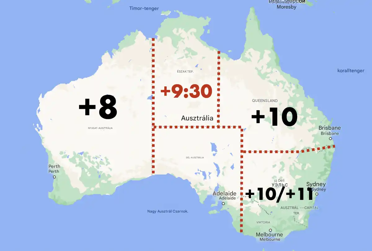 Ausztrália, érdekességek, földrajz, Greenwich, idő, időzónák, Irán, különleges időzónák, kultúrák, Nepál, nyári időszámítás, óraátállítás, országok, téli időszámítás, utazás, világ