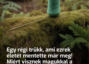 Egy régi trükk, ami ezrek életét mentette már meg! Miért visznek magukkal a tapasztalt túrázók mindig egy hétköznapi tűt az erdőbe?