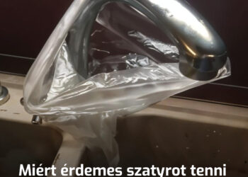 Miért érdemes szatyrot tenni a konyhai csapra: egy tapasztalt háziasszony trükkje