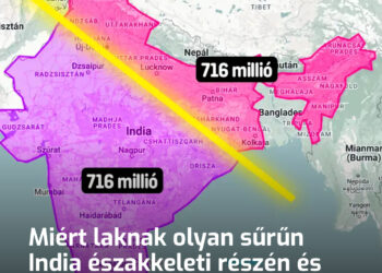 Miért laknak olyan sűrűn India északkeleti részén és sokkal kevesebben az ország délnyugati, tengerparti részén?