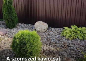 A szomszéd kaviccsal töltötte fel a telke szélét. Megmutatom, mi lett vele 3 évvel később