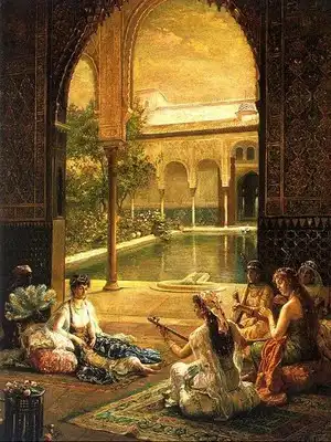 Alhambra, Granada, hadifogoly, hatalom, iszlám, kereszténység, Mórok, Reconquista, Szultána, történelem