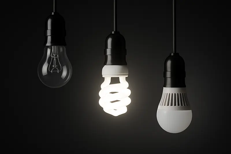 energia, érdekességek, feltalálók, fénycső, fizika, izzólámpa, LED, technológia, történelem, világítás
