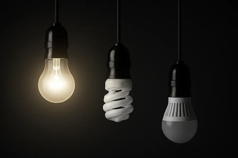 energia, érdekességek, feltalálók, fénycső, fizika, izzólámpa, LED, technológia, történelem, világítás