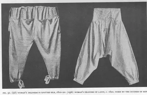 19. század, Alsónemű, bugyogó, divattörténet, Empire, fűző, illem, Muszlin, női divat, Pantalók, stílus