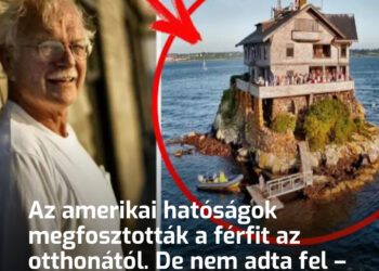 Az amerikai hatóságok megfosztották a férfit az otthonától. De nem adta fel – vett egy sziklát 200 dollárért, és épített rá egy álomházat