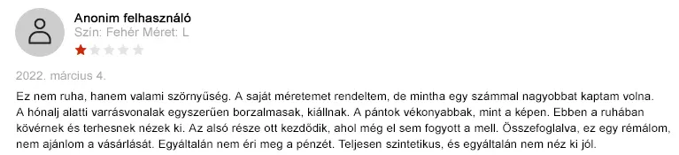 Akció, csalódás, divat, humor, minőség, OnlineVásárlás, Piactér, Ruhák, valóság, Vélemények