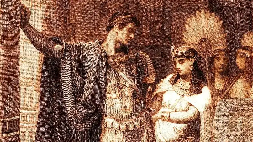 Antonius, egyiptom, halál, hatalom, Kleopátra, legenda, méreg, Octavianus, Ókor, Róma