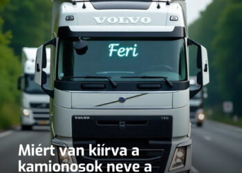 Miért van kiírva a kamionosok neve a szélvédőre? A válasz bonyolultabb, mint gondolnád
