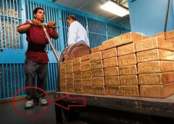 Az arany- és devizatárolók dolgozóinak kötelező viselete: a különös fémcipő